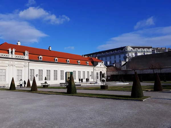 维也纳 奥地利 2017年12月16日 下丽城宫殿在维也纳 — 图库照片