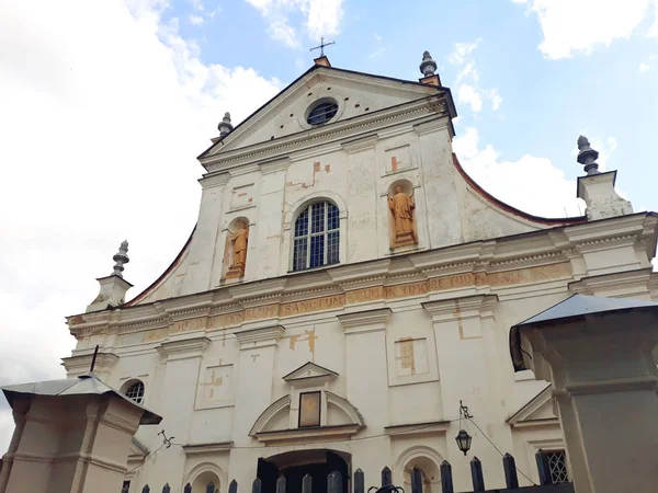 Nesvizh Bélaro Julio 2018 Iglesia Del Corpus Christi Monumento Arquitectónico — Foto de Stock