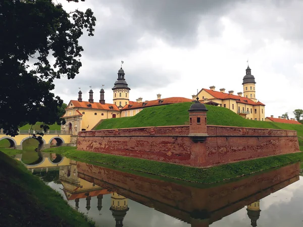 Nesvizh Λευκορωσία Ιουλίου 2018 Κάστρο Nesvizh Παράδειγμα Της Λευκορωσίας Ιστορική — Φωτογραφία Αρχείου