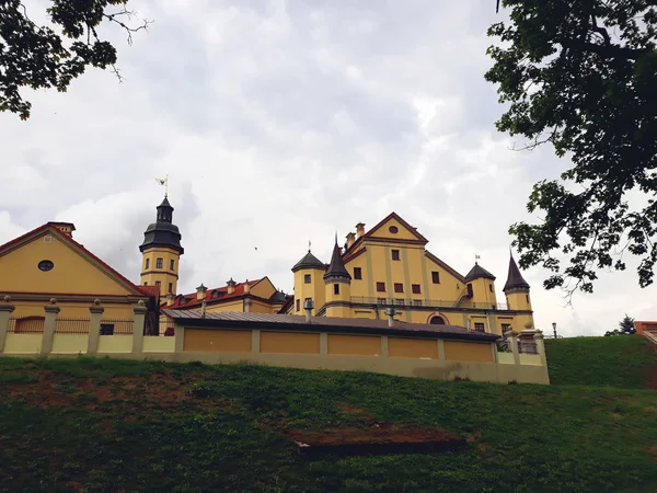 Nieśwież Białoruś Lipca 2018 Zamek Nieświeżu Przykład Dziedzictwa Historycznego Białoruski — Zdjęcie stockowe