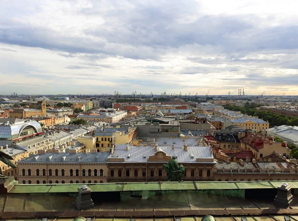 San Pietroburgo Russia Agosto 2018 Vista Dall Alto Della Città — Foto Stock