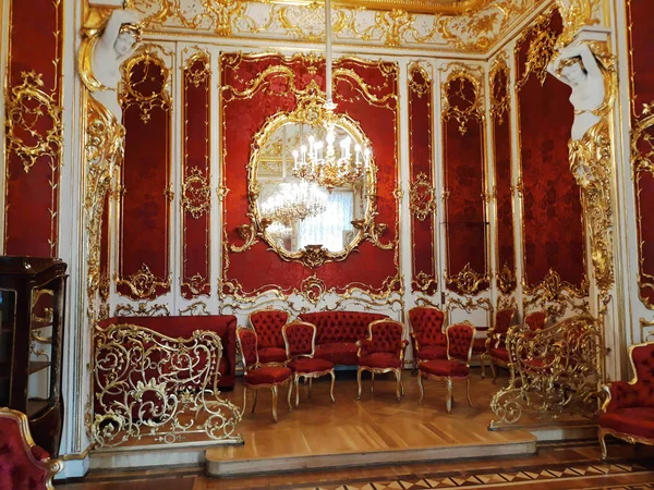 San Petersburgo Rusia Agosto 2018 Boudoir Empress Maria Alexandrovna Winter — Foto de Stock