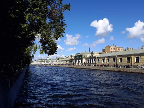 San Pietroburgo Russia Agosto 2018 Canali Acqua Architettura Nel Centro — Foto Stock