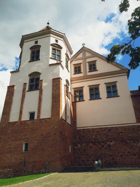 Mir, Beyaz Rusya - 4 Eylül 2019: Beyaz Rusya'daki Mir Kalesi Kompleksi, Unesco Dünya Mirası