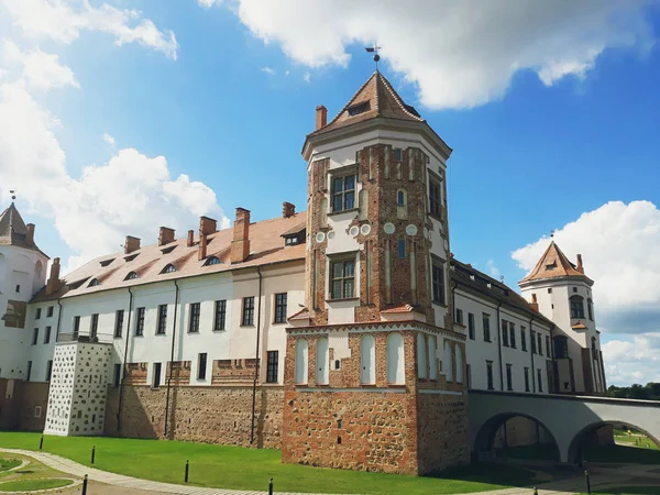 Mir Bielorrusia Septiembre 2019 Complejo Del Castillo Mir Bielorrusia Patrimonio —  Fotos de Stock