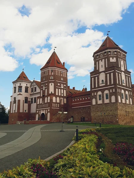 Mir Weißrussland September 2019 Mir Castle Complex Weißrussland Unesco Welterbe — Stockfoto