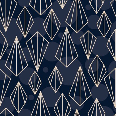 Soyut arkaplan. Geometrik şekilli kusursuz vektör çizimi