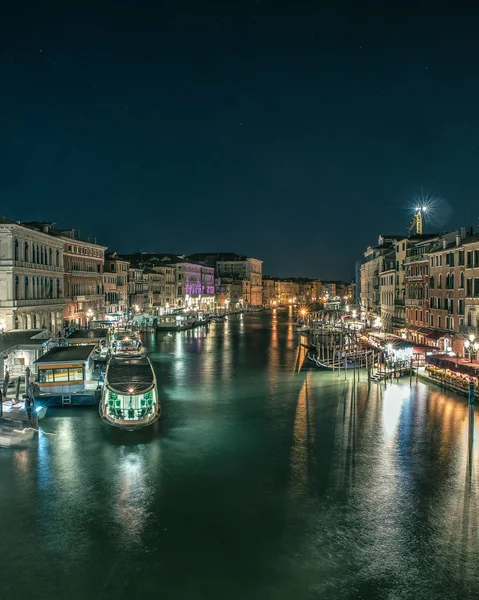 Paesaggio Notturno Venezia — Foto Stock