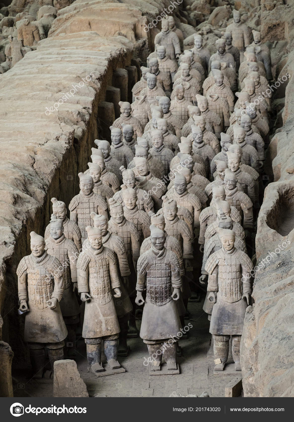 Chinesischer Krieger Chinesische Terrakotta Armee China