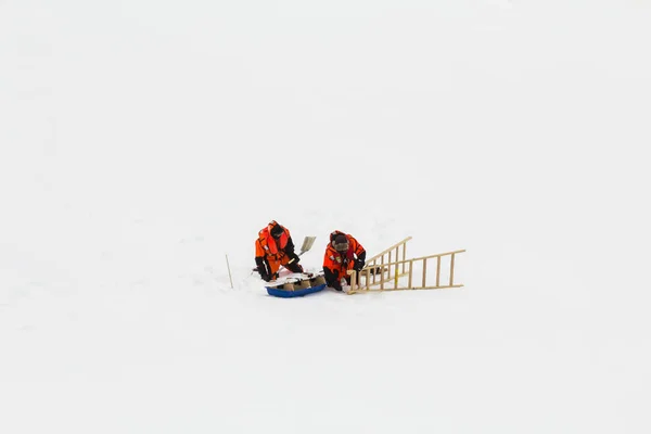 Weddell Sea Antarctica September 2013 Scientist Research Icebreaker Polarstern Travelling — Stock Photo, Image