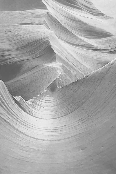 Antelope Canyon na reserva Navajo preto e branco — Fotografia de Stock