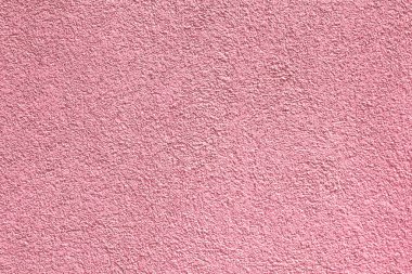 Dekoratif Cephe sıva pembe, gül dokular. Roseate, incarnadine renk paleti. Çok renkli dış karşılıklı sıva