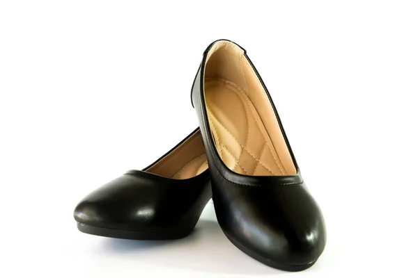 Женская Обувь Белом Фоне — стоковое фото