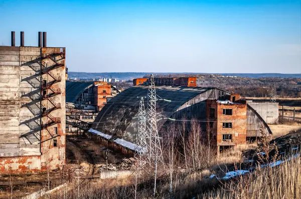 Zone industrielle abandonnée — Photo