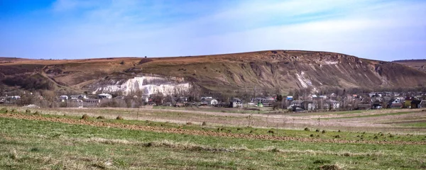 Ukraynalı köyün Panoraması — Stok fotoğraf