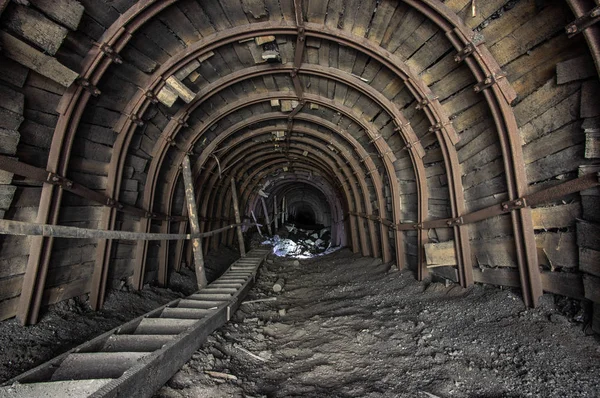 Galería en la mina de sal — Foto de Stock