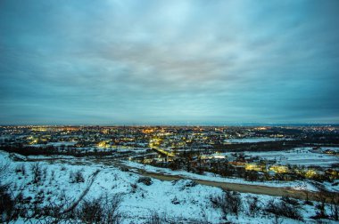 gece şehir panoraması