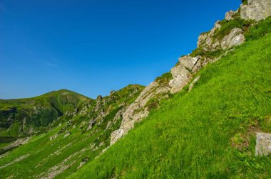 Karpat dağlarında kayalar