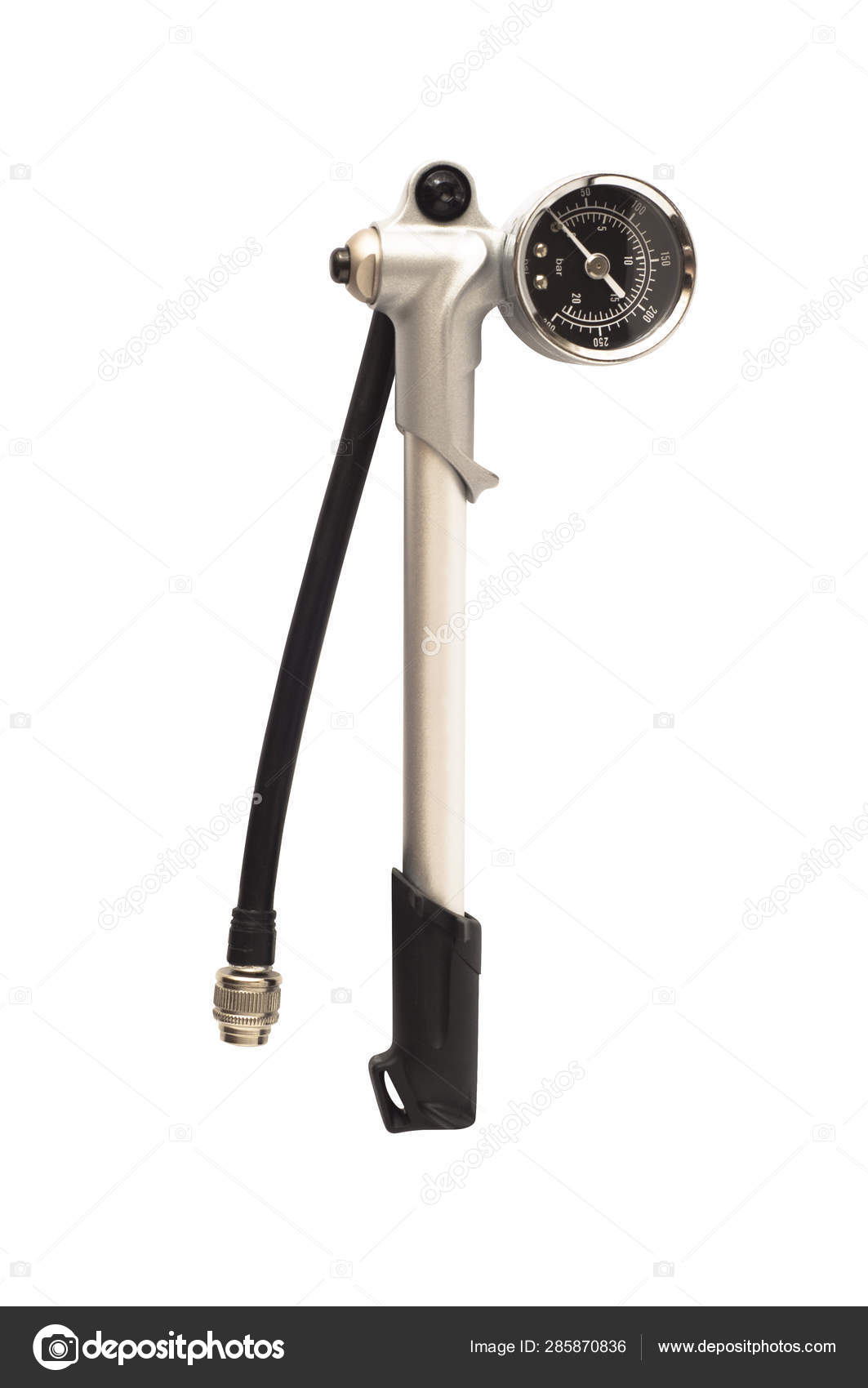 bike pump with pressure gauge