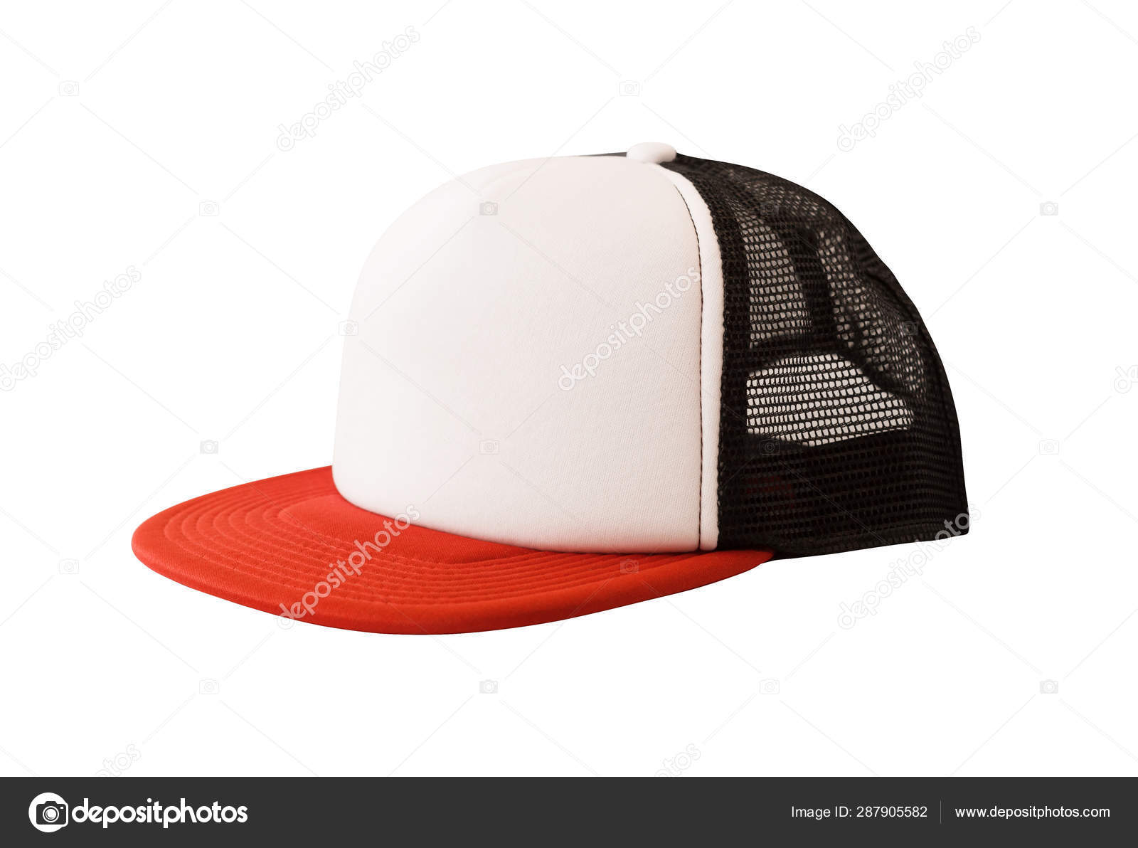 Download Mock Up Of Trucker Hat Or Mesh Cap Stock Photo C Lilkin 287905582 PSD Mockup Templates