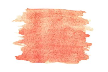 Beyaz arka planda soyut suluboya resim el boyası. Suluboya arkaplanı