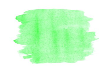 Beyaz arka planda soyut suluboya resim el boyası. Suluboya arkaplanı