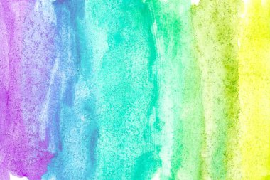 Beyaz arka planda soyut suluboya resim el boyası. Suluboya arkaplanı