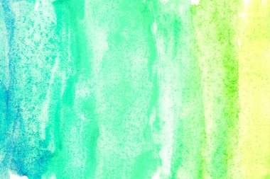 Beyaz arka planda soyut suluboya resim el boyası. Suluboya arkaplanı