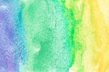 Beyaz arka planda soyut suluboya resim el boyası. Suluboya arkaplanı