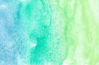 Beyaz arka planda soyut suluboya resim el boyası. Suluboya arkaplanı