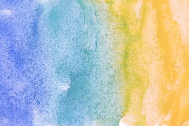 Beyaz arka planda soyut suluboya resim el boyası. Suluboya arkaplanı