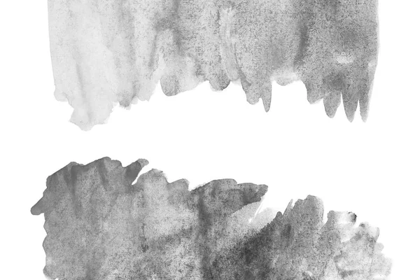 Abstract painted black and white watercolor background — Stock Photo, Image