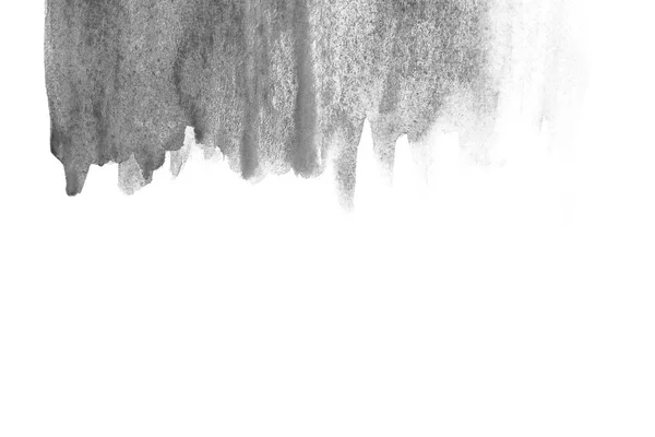 Abstract painted black and white watercolor background — Stock Photo, Image