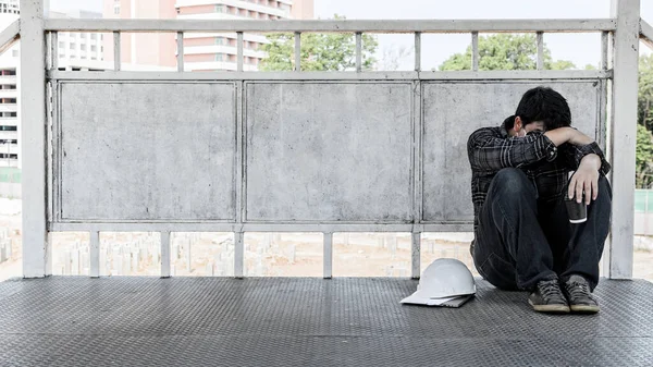 Covid Conceito Desemprego Renúncia Stressante Perda Emprego Vírus Corona Tailândia — Fotografia de Stock