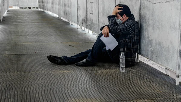 Desemprego Problema Saúde Mental Transtorno Estresse Pós Traumático Tept Renúncia — Fotografia de Stock