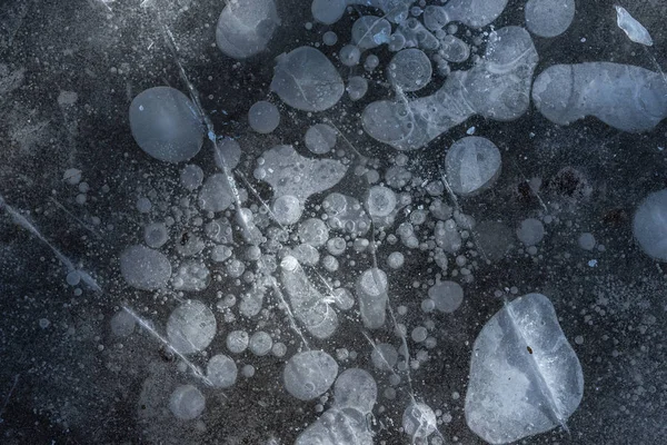 Texturizado Hielo Azul Congelado Pista Invierno Fondo —  Fotos de Stock