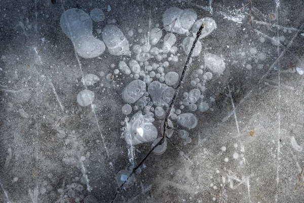 テクスチャ氷青フリーズドリンク冬の背景 — ストック写真