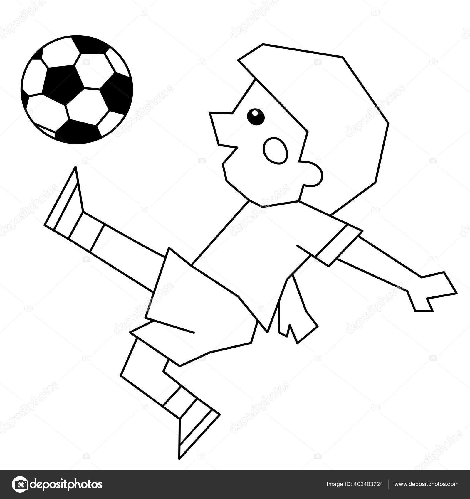 Ilustração em vetor de desenhos animados crianças jogando bola de