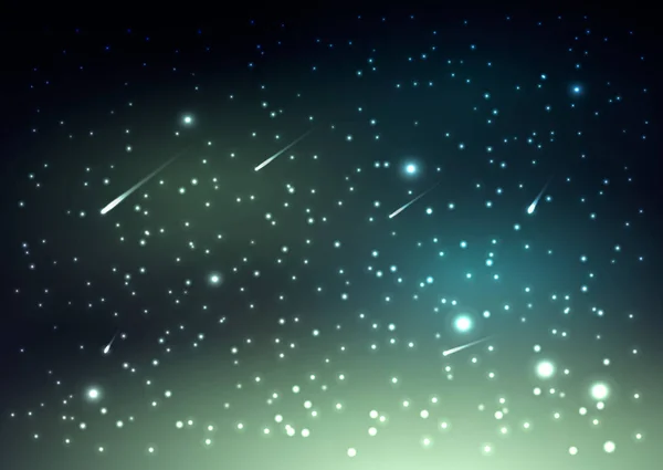 Векторный Фон Тему Звездного Ночного Неба Космоса Галактик — стоковый вектор