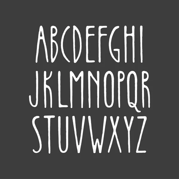 Art nouveau tarzında çizilmiş alfabesi.