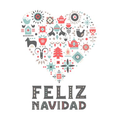 Vektör şenlikli kart kavramı. Festival sembolleri ve bir yazıt 