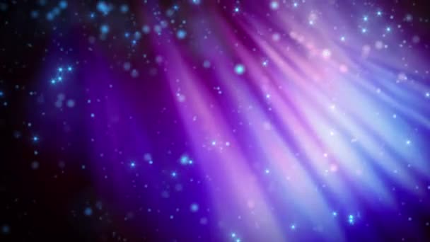 Winter Sparkle Snowing Background — Stock Video