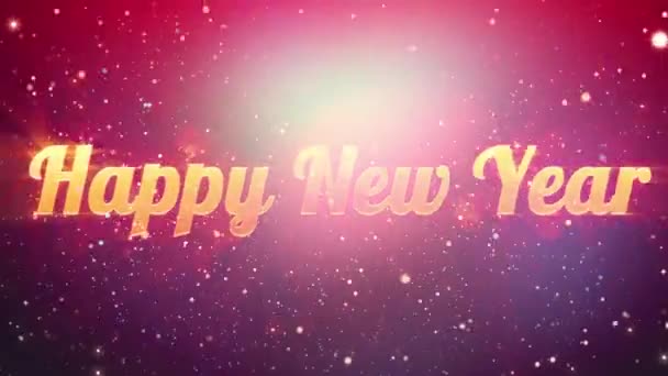 Happy New Year Background — Stock Video