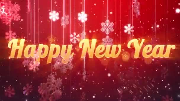 Šťastný Nový Rok Pozadí — Stock video