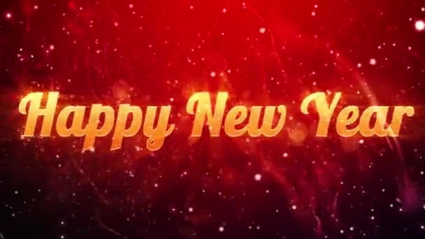 Felice Anno Nuovo Sfondo — Video Stock