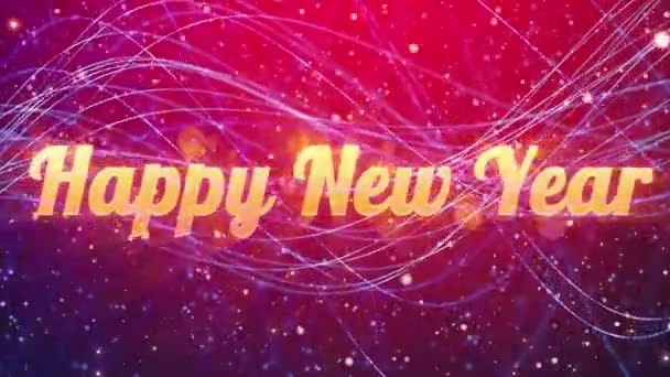Szczęśliwego Nowego Roku — Wideo stockowe