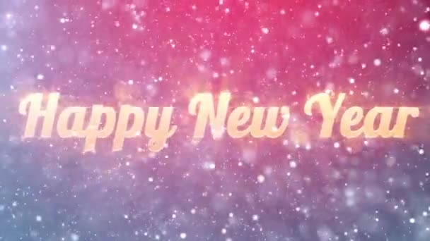 Felice Anno Nuovo Sfondo — Video Stock