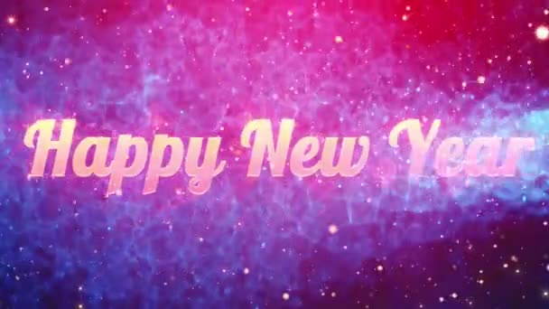 Felice Anno Nuovo Sfondo — Video Stock