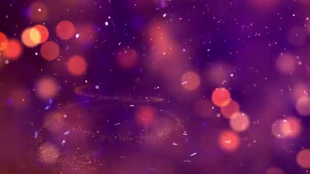 Light Particles Christmas Tree Background — Stock Video