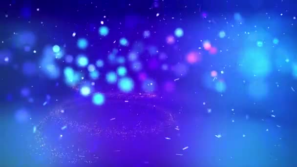 Particules Légères Arbre Noël Fond — Video